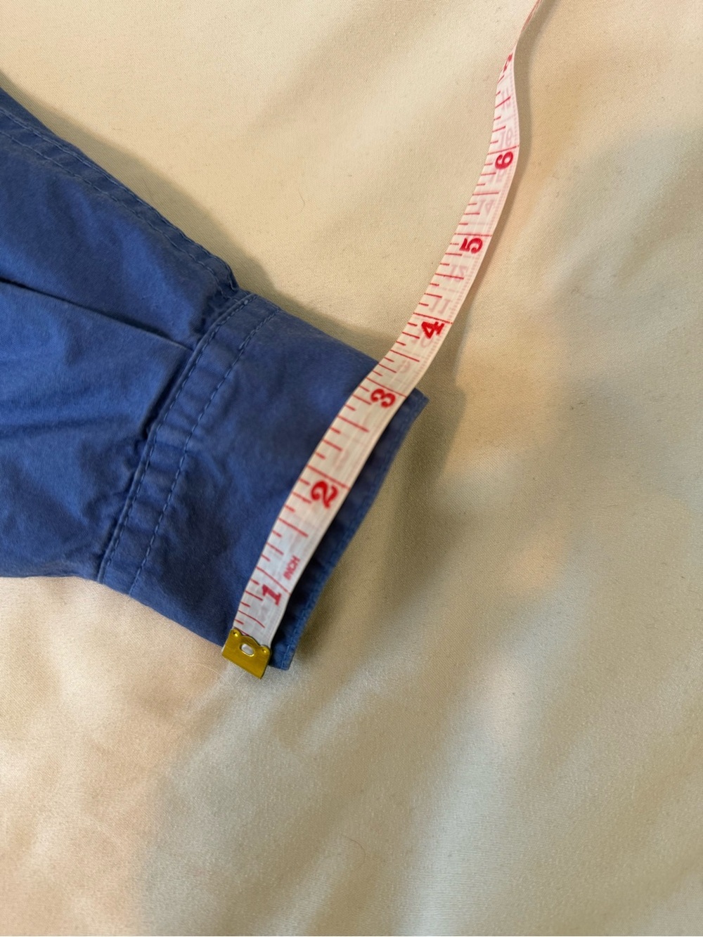Vintage Mark Scot 100% Cotton Windbreaker Soft Blue Zip Jacket Women’s XL- M fit - Picture 12 of 16